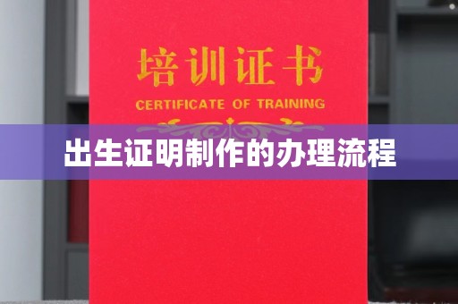 阜城出生证明制作的办理流程