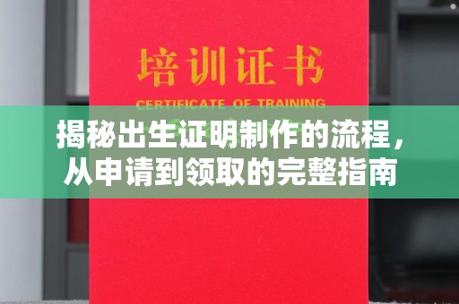 阜城揭秘出生证明制作的流程，从申请到领取的完整指南