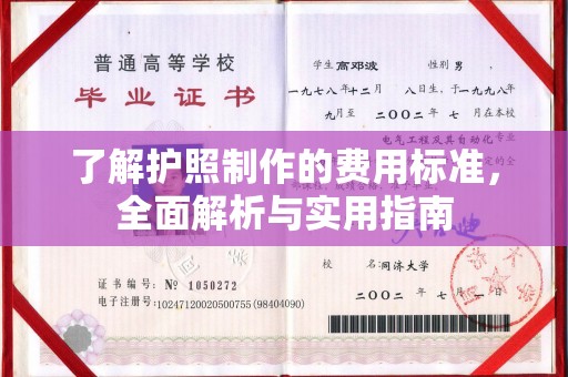阜城了解护照制作的费用标准，全面解析与实用指南