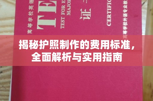 阜城揭秘护照制作的费用标准，全面解析与实用指南
