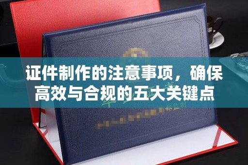 阜城证件制作的注意事项，确保高效与合规的五大关键点