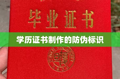 阜城学历证书制作的防伪标识