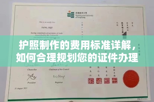 阜城护照制作的费用标准详解，如何合理规划您的证件办理预算