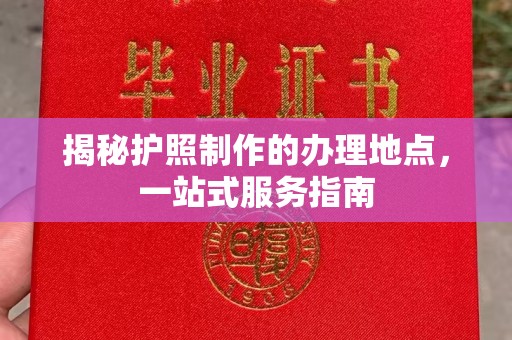 阜城揭秘护照制作的办理地点，一站式服务指南