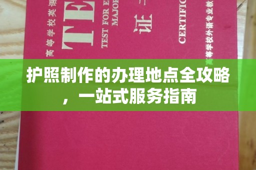阜城护照制作的办理地点全攻略，一站式服务指南