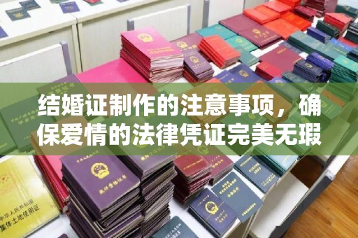 阜城结婚证制作的注意事项，确保爱情的法律凭证完美无瑕