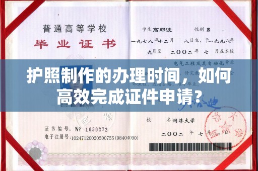 阜城护照制作的办理时间，如何高效完成证件申请？