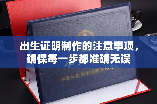 阜城出生证明制作的注意事项，确保每一步都准确无误