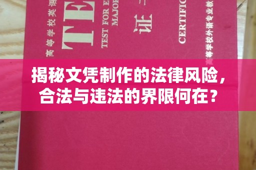 阜城揭秘文凭制作的法律风险，合法与违法的界限何在？