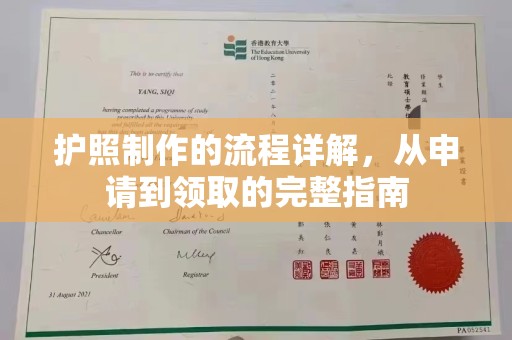 阜城护照制作的流程详解，从申请到领取的完整指南