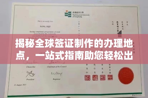 阜城揭秘全球签证制作的办理地点，一站式指南助您轻松出行