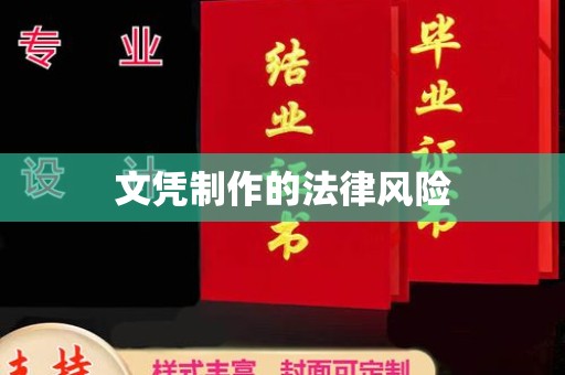 阜城文凭制作的法律风险