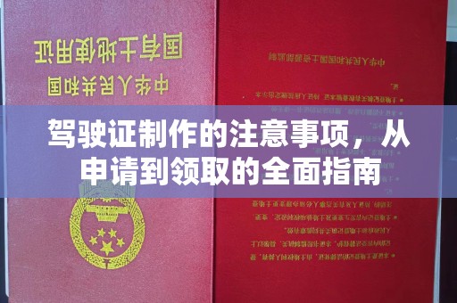 阜城驾驶证制作的注意事项，从申请到领取的全面指南