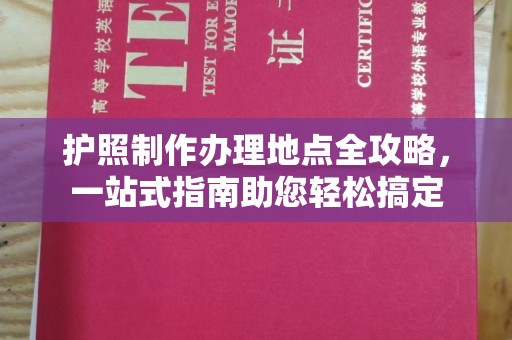 阜城护照制作办理地点全攻略，一站式指南助您轻松搞定