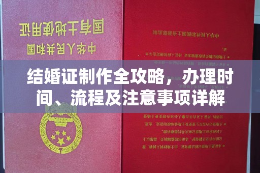 阜城结婚证制作全攻略，办理时间、流程及注意事项详解