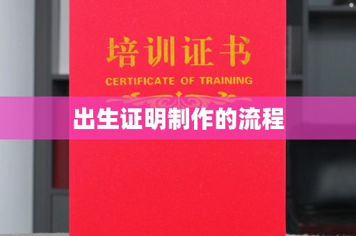阜城出生证明制作的流程