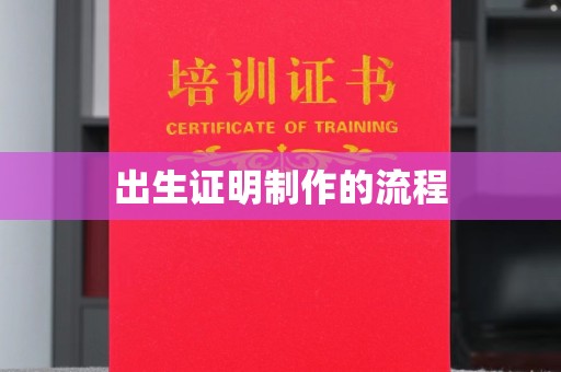 阜城出生证明制作的流程